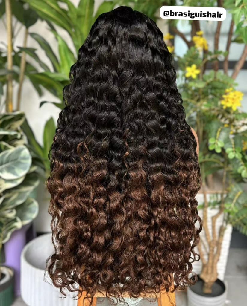 Cacho caipira ombre hair mel 75cm — foto 1 de 1